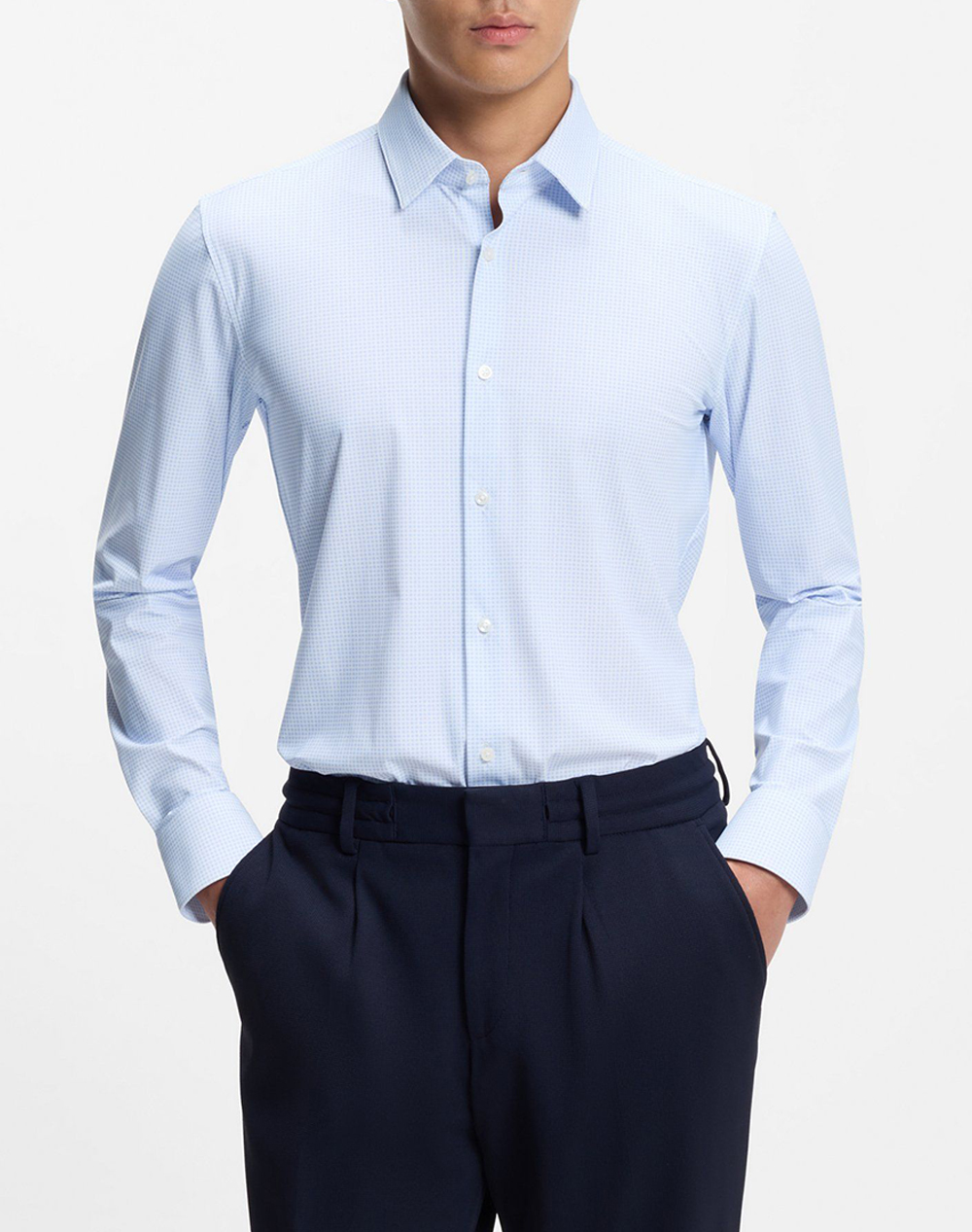 Boss P Hank S K 261 10277397 01 Ανδρας Ρουχα Πουκαμισα Ciel Με Ελαστανσυνθετικο 50556692 450