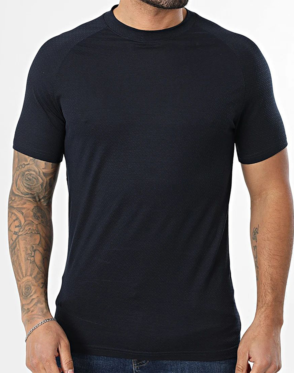 Boss Tshirtrn Energetic 10276372 01 Ανδρας Ρουχα Μπλουζες T Shirt Darkblue Με Ελασταν,Συνθετικο 50554179 405 - Koolfly