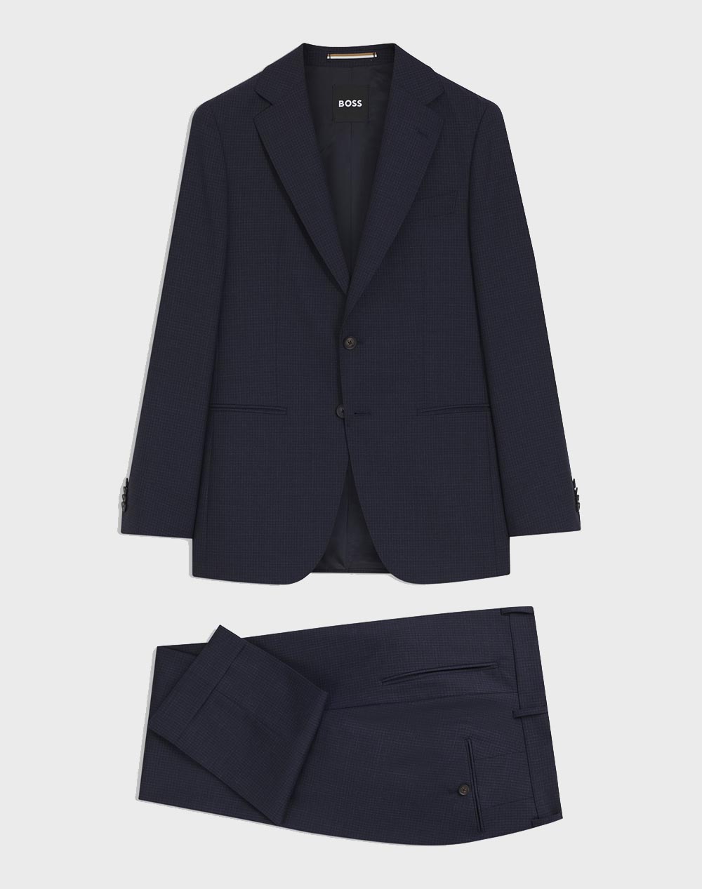Boss C Huge 2Pcs 261 10279116 01 Ανδρας Ρουχα Κοστουμια Darkblue Μαλλι 50561844 404
