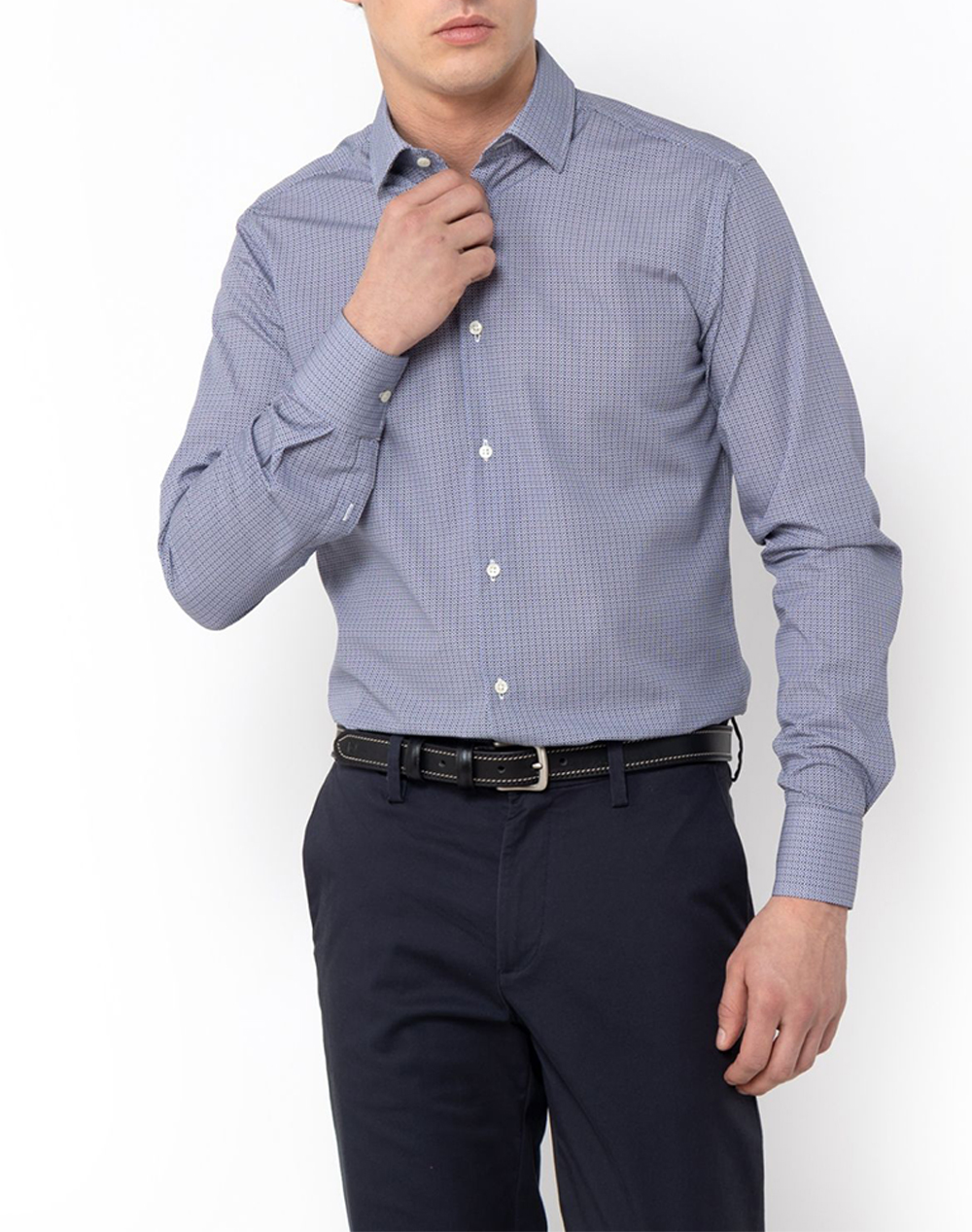 The Bostonians Πουκαμισο Charles Ποπλινα Slim Fit Classic Slim Fit Ανδρας Ρουχα Πουκαμισα Mixed Βαμβακι 3Acp2493 Cigar