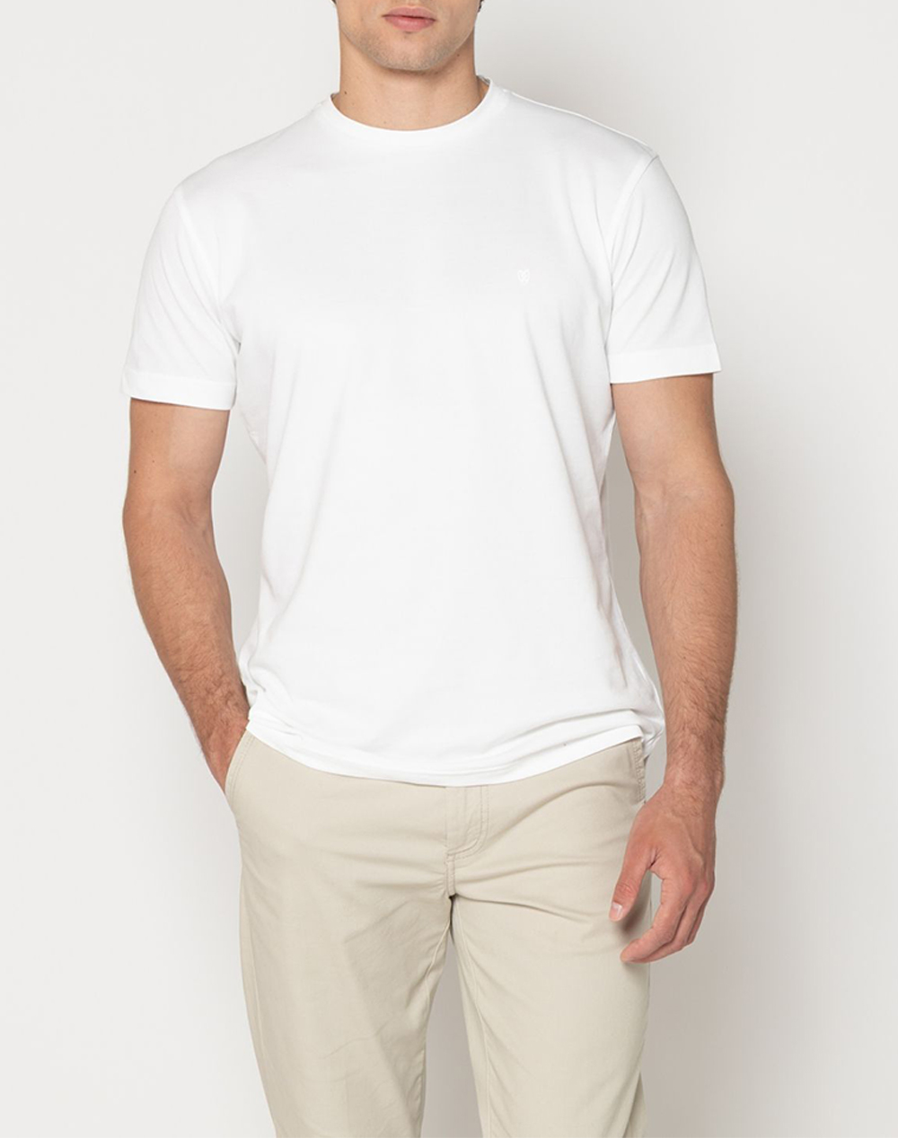 The Bostonians Μπλουζα T Shirt Pique Tech Regular Fit Ανδρας Ρουχα Μπλουζες T Shirt White Βαμβακισυνθετικο 3Ts1308 White