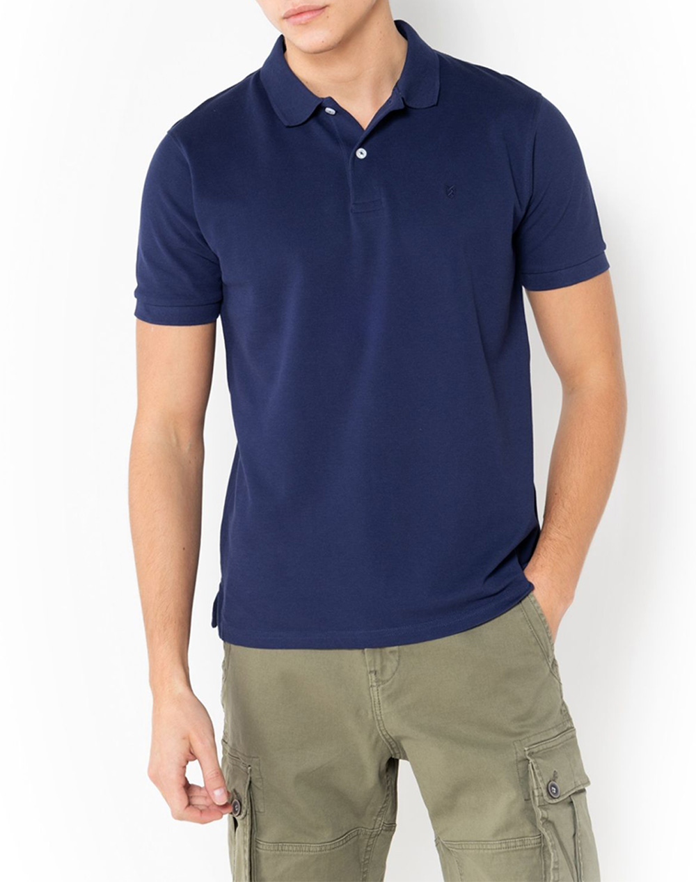 The Bostonians Μπλουζα Polo Pique Regular Fit Ανδρας Ρουχα Μπλουζες Polo Indigo Βαμβακι 3Ps0001 Indigo