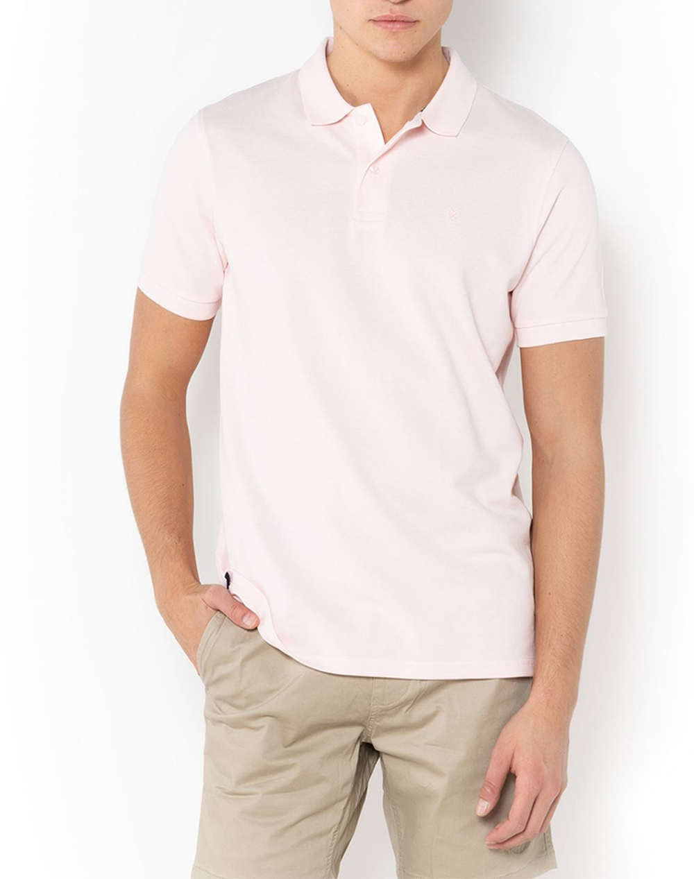 The Bostonians Μπλουζα Polo Pique Regular Fit Ανδρας Ρουχα Μπλουζες Polo Lightpink Βαμβακι 3Ps0001 Pink - Koolfly