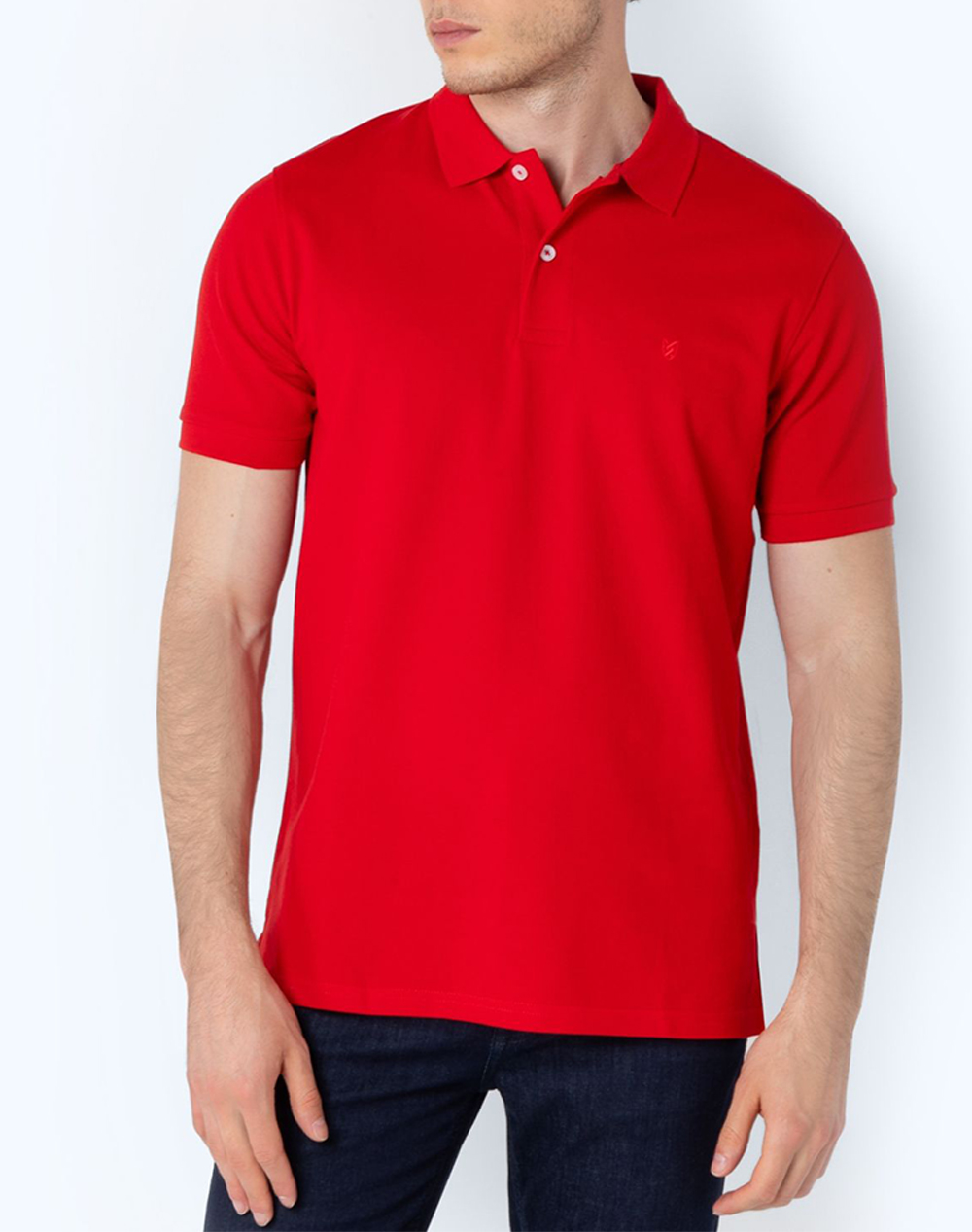 The Bostonians Μπλουζα Polo Pique Regular Fit Ανδρας Ρουχα Μπλουζες Polo Red Βαμβακι 3Ps0001 Pomegranate - Koolfly