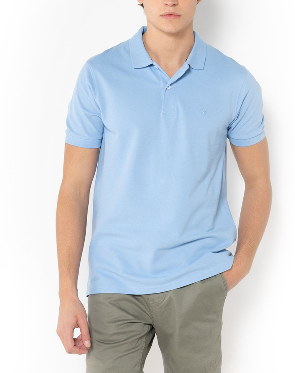 The Bostonians Μπλουζα Polo Pique Regular Fit Ανδρας Ρουχα Μπλουζες Polo Skyblue Βαμβακι 3Ps0001 Sky