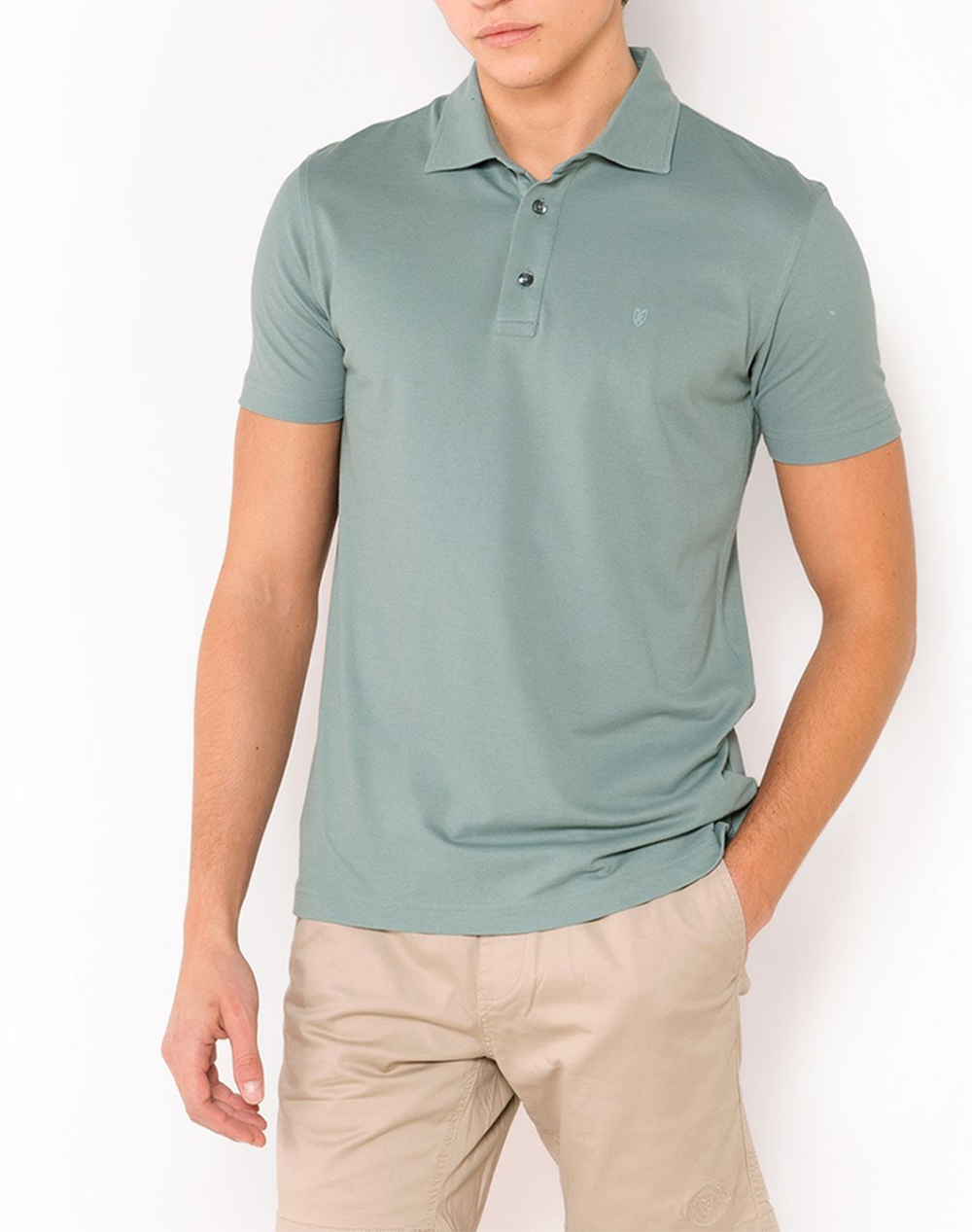 The Bostonians Μπλουζα Polo Pique Tech Regular Fit Ανδρας Ρουχα Μπλουζες Polo Mintgreen Βαμβακισυνθετικο 3Ps1295 Mint
