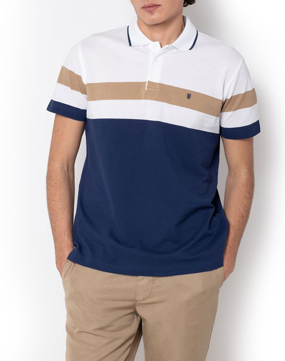 The Bostonians Μπλουζα Acorn Polo Pique Regular Fit Ανδρας Ρουχα Μπλουζες Polo Multi Βαμβακι 3Ps4464 Navy