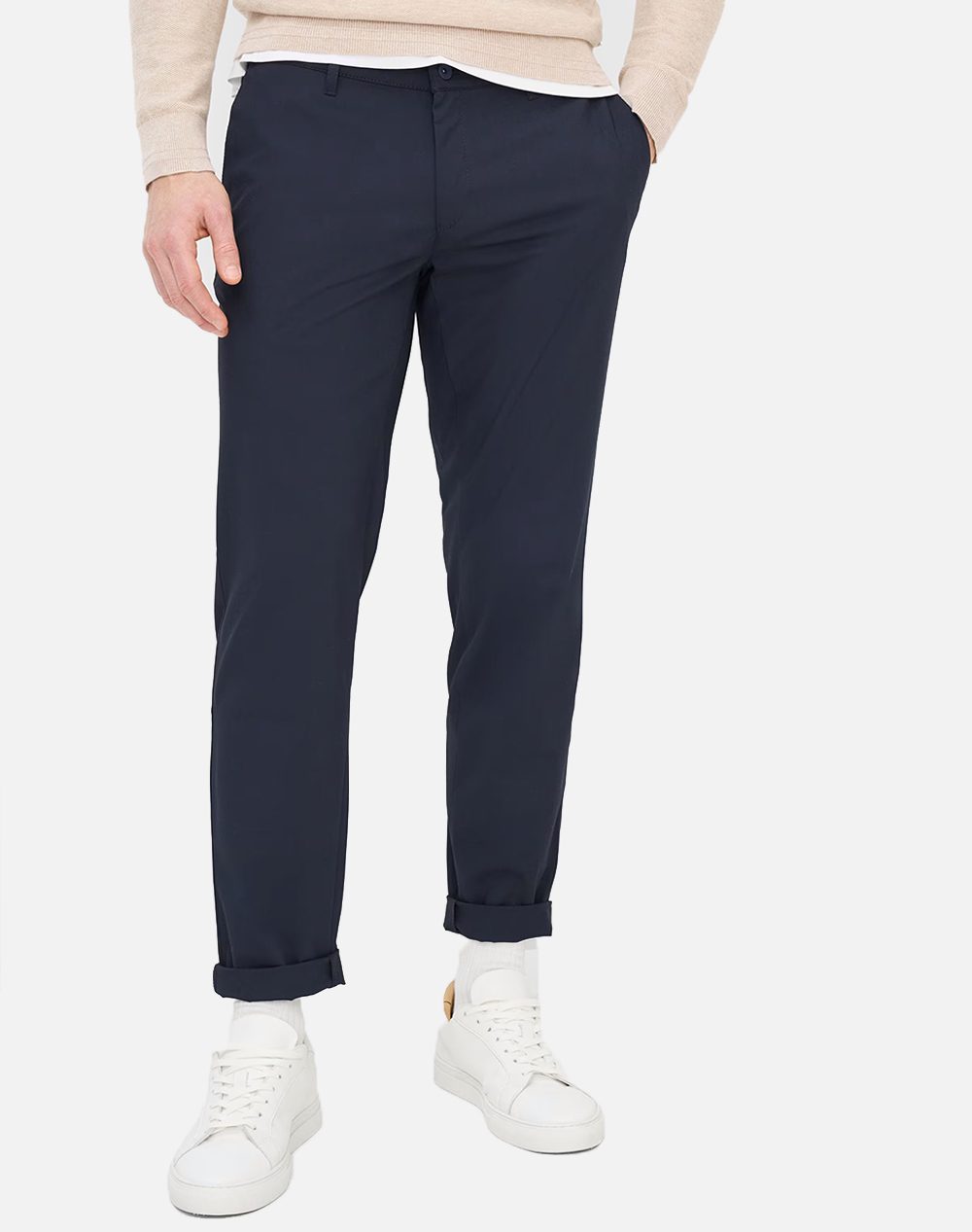 Brax Flat Front/Chinos Other Ανδρας Ρουχα Παντελονια Chinos Darkblue Βισκοζμε Ελαστανσυνθετικο 07 4500 23