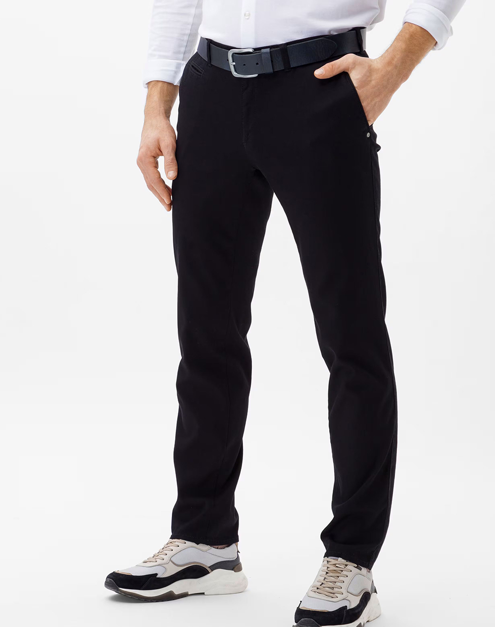 Brax Flat Front/Chinos Stretch Cotton Ανδρας Ρουχα Παντελονια Chinos Black Βαμβακιμε Ελαστανσυνθετικο 80 1750 2