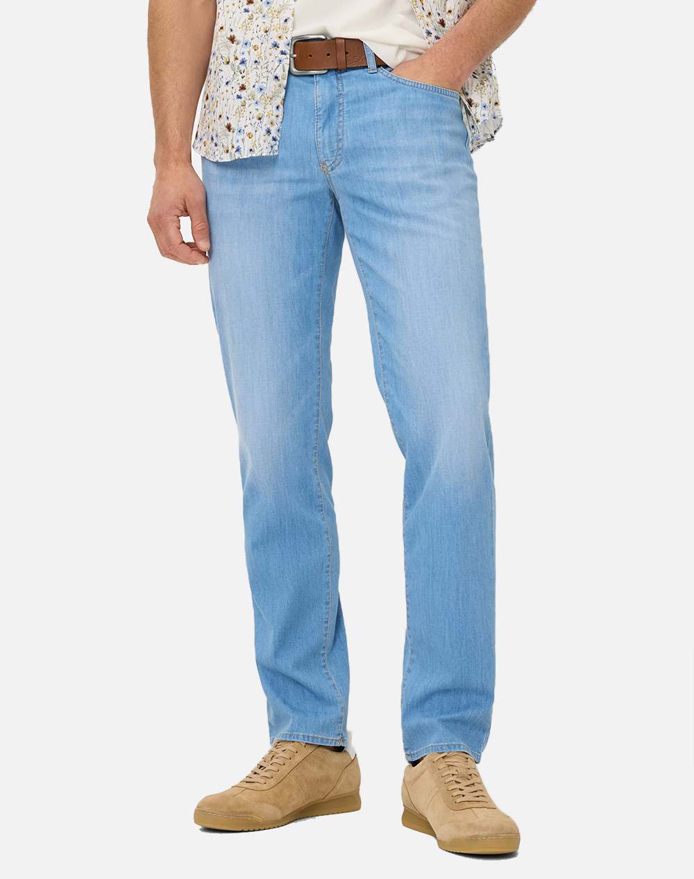 Brax Five Pocket Stretch Denim Ανδρας Ρουχα Παντελονια Jeans Denimlightblue Βαμβακιμε Ελαστανσυνθετικο 81 7148 27