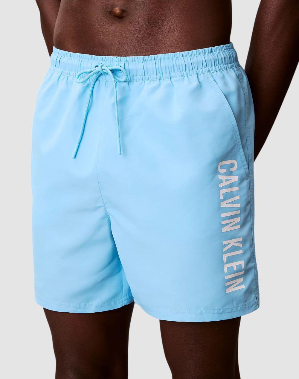 Calvin Klein Jeans Medium Drawstring Ανδρας Ρουχα Μαγιο Σορτς Lightblue Συνθετικο Lv00N61047 Cw1