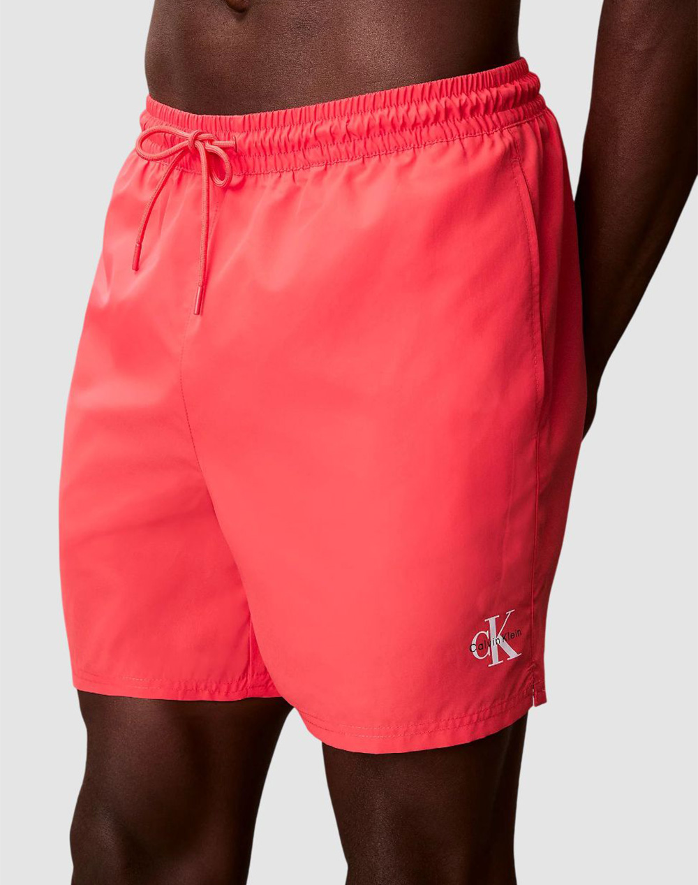 Calvin Klein Jeans Medium Drawstring Waistband Ανδρας Ρουχα Μαγιο Σορτς Coral Συνθετικο Lv00n61045 Xkp - Koolfly