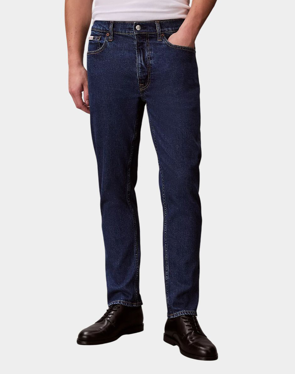 Calvin Klein Jeans Classic Taper Pacifico Jean Ανδρας Ρουχα Παντελονια Jeans Denimblue Βαμβακιμε Ελασταν Lv04Rf948G E5D34