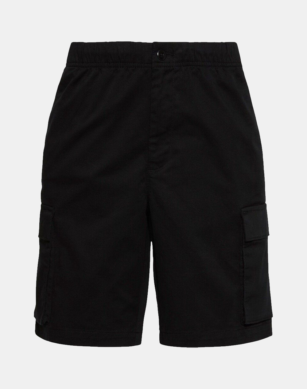 Calvin Klein Jeans 9" Cotton Pull On Cargo Short Ανδρας Ρουχα Σορτς | Βερμουδες Cargo Black Βαμβακιμε Ελασταν Lv04Rb618G Ub1