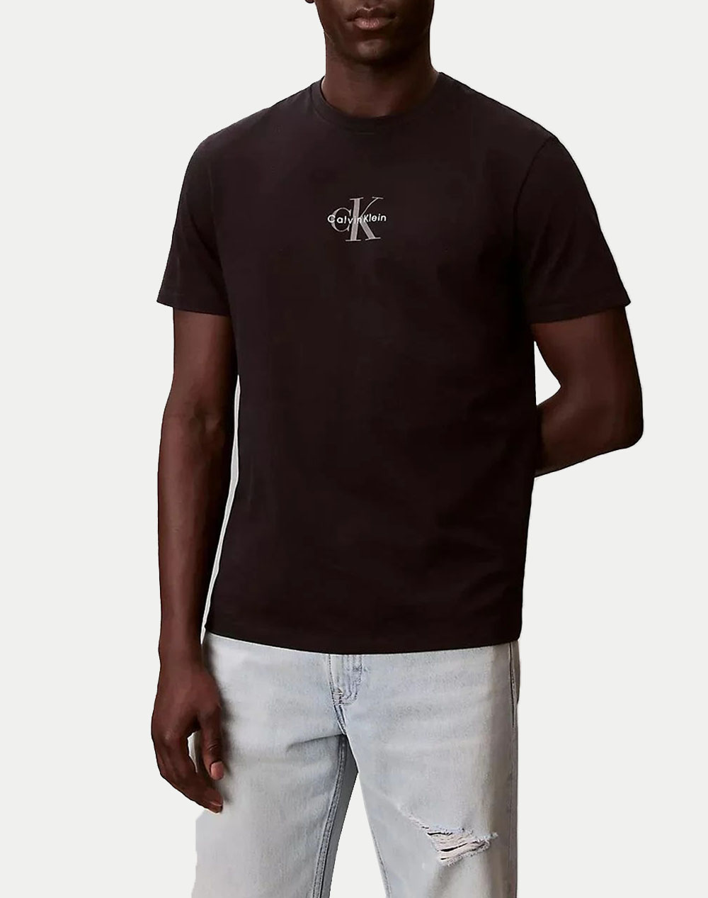 Calvin Klein Jeans Ss 30S Micro Monologo Graphic Te Ανδρας Ρουχα Μπλουζες T Shirt Black Βαμβακι Lv04rb866g Ub1 - Koolfly