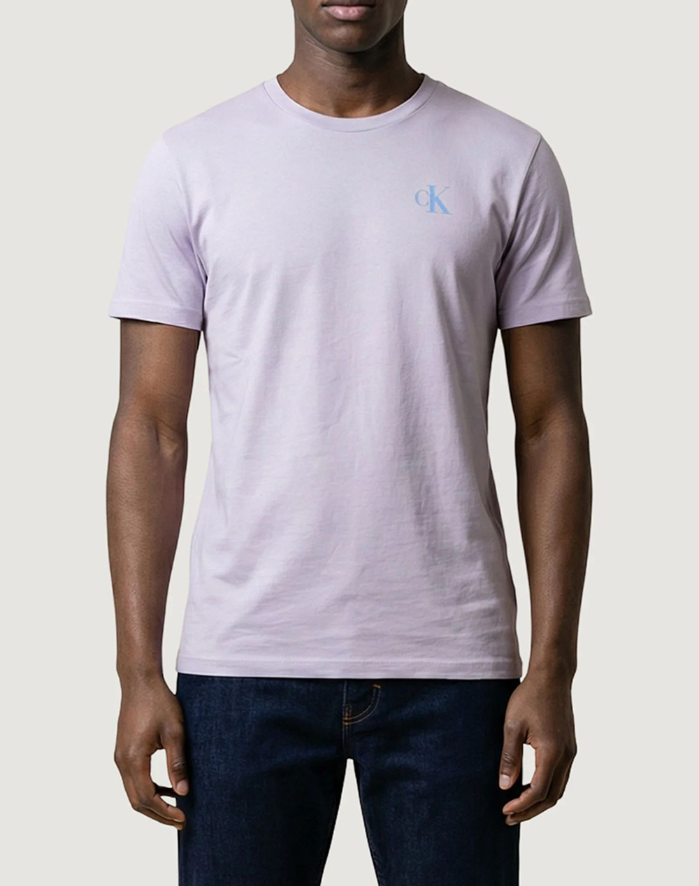 Calvin Klein Jeans Ss 30S Classic Back Monologo Tee Ανδρας Ρουχα Μπλουζες T Shirt Lilac Βαμβακι Lv14rf852g 3Oq - Koolfly