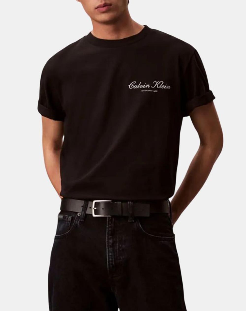 Calvin Klein Jeans 20S March Graphic Seasonal Fashi Ανδρας Ρουχα Μπλουζες T Shirt Black Βαμβακι Lv04rf822g Ub1 - Koolfly