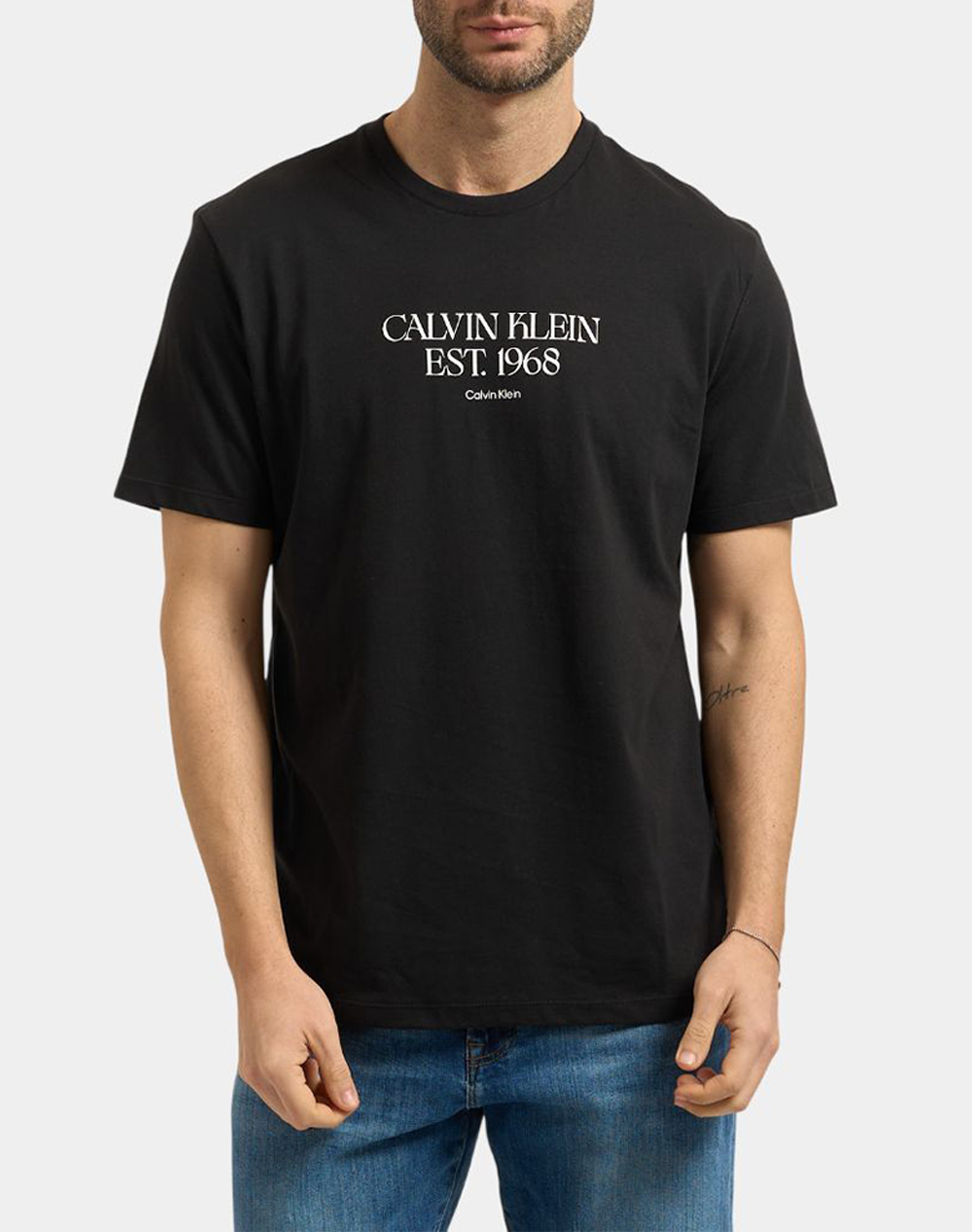 Calvin Klein Jeans 30S Eu Wholesale Jeans Graphics Ανδρας Ρουχα Μπλουζες T Shirt Black Βαμβακι Lv14Rf804G Ub1