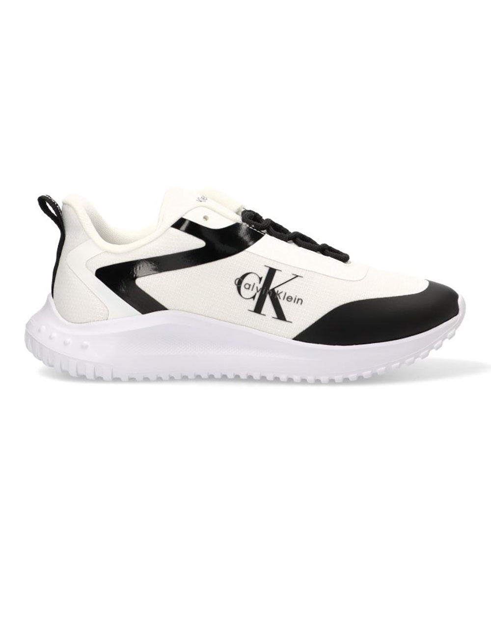 Calvin Klein Jeans Eva Runner Low Lace Ml Mix Ii Ανδρας Αθλητικα Παπουτσια Παπουτσια White Απομιμηση Δερματος Ym0Ym01439 01W