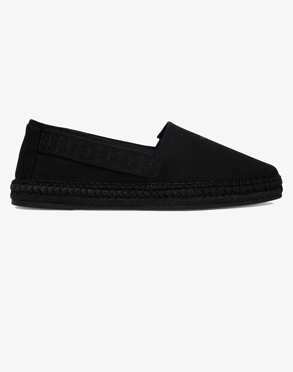 Calvin Klein Jeans Espadrille Webbing Cv Ανδρας Παπουτσια Εσπαντριγιες Black Βαμβακιυφασμα Hm0Hm02075 0Gj