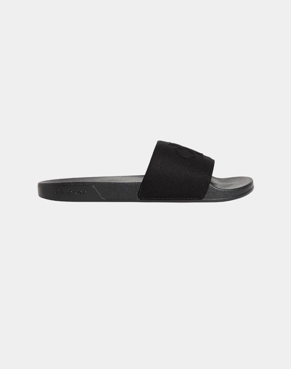 Calvin Klein Ess Slide Hf Monogram Cv Ανδρας Αθλητικα Παπουτσια Σαγιοναρες Black Υφασμα Hm0Hm02109 0Gj