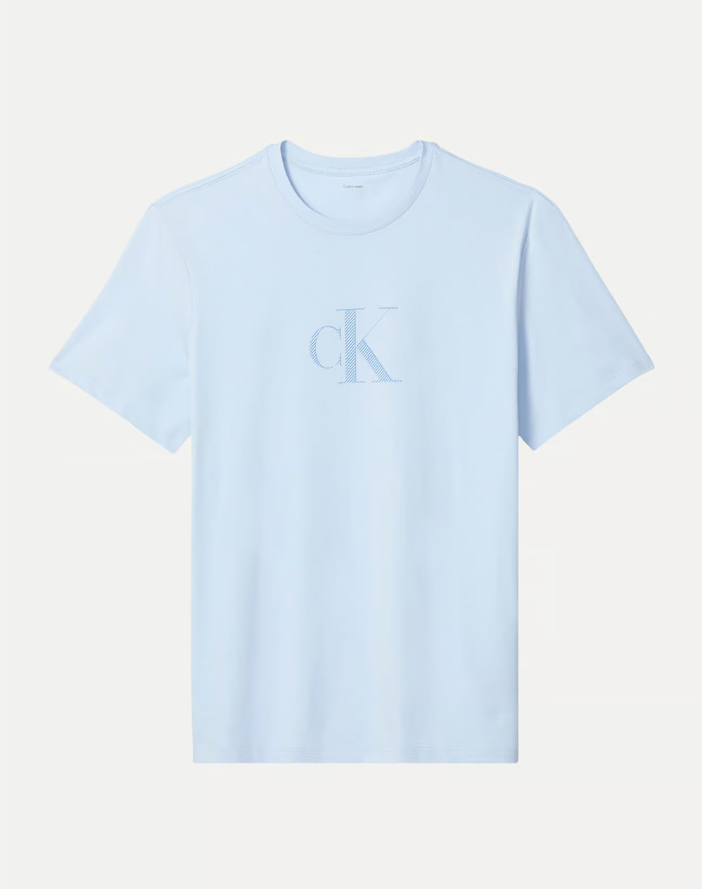 Calvin Klein Ss 30S Distress Monogram Graphic Ανδρας Ρουχα Μπλουζες T Shirt Lightblue Βαμβακι Lv04Rf853G C1O