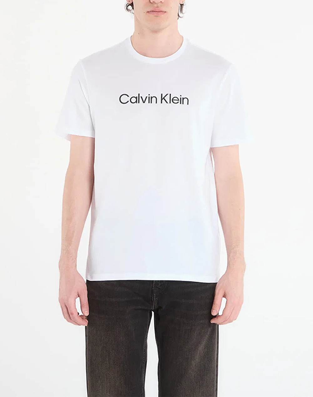 Calvin Klein 30S Eu Wholesale Sportswear Grap Ανδρας Ρουχα Μπλουζες T Shirt White Βαμβακι Lv04Lf809G Yaf