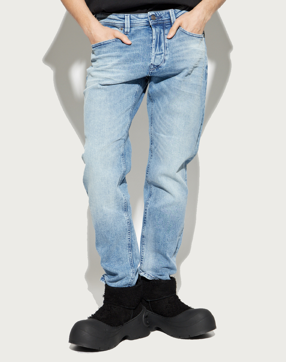 Diesel 1986 Larkee Beex L.32 Trousers Ανδρας Ρουχα Παντελονια Jeans Denimlightblue Βαμβακιμε Ελασταν 00Su1X0Dbdv 01