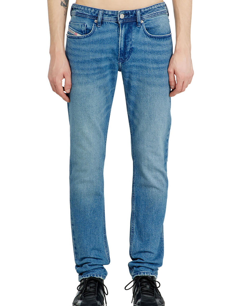 Diesel 1979 Sleenker L.32 Trousers Ανδρας Ρουχα Παντελονια Jeans Denimlightblue Βαμβακιμε Ελασταν A035940Bebi 01