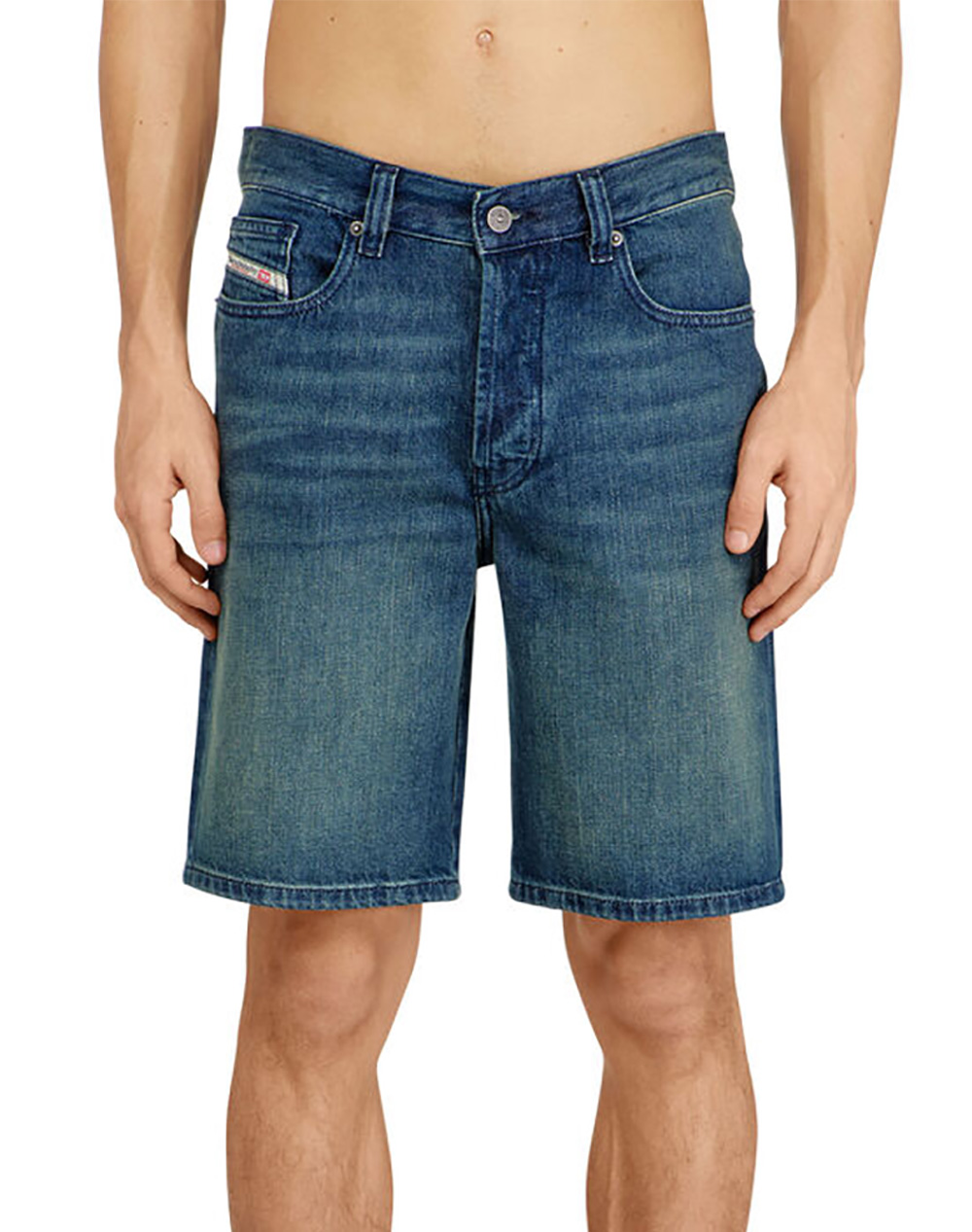 Diesel Regular Short Shorts Ανδρας Ρουχα Σορτς | Βερμουδες Jeans Denimblue Βαμβακι A064300bebk 01 - Koolfly