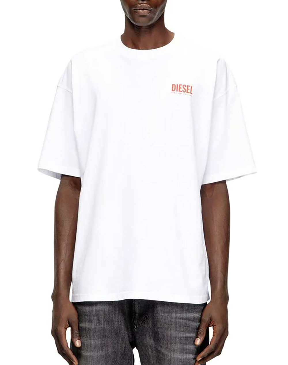 Diesel T Boxt Bisk T Shirt Ανδρας Ρουχα Μπλουζες T Shirt White Βαμβακι A200360Epca 100