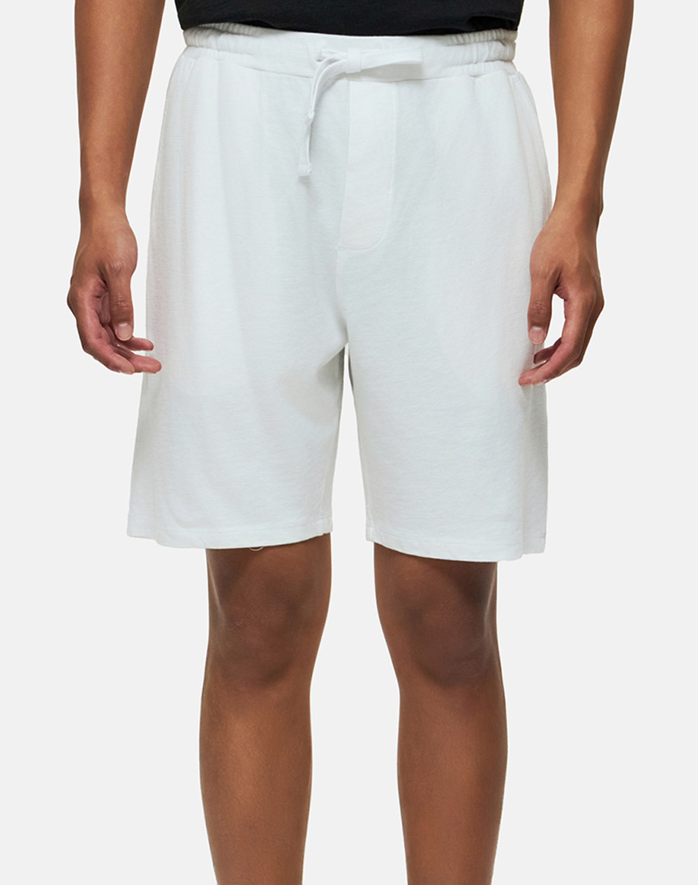 Dirty Laundry Piquet Chino Sweatbermuda Ανδρας Αθλητικα Κατω Ενδυση Σορτς / Βερμουδα White Βαμβακι Dlmsb000102 White