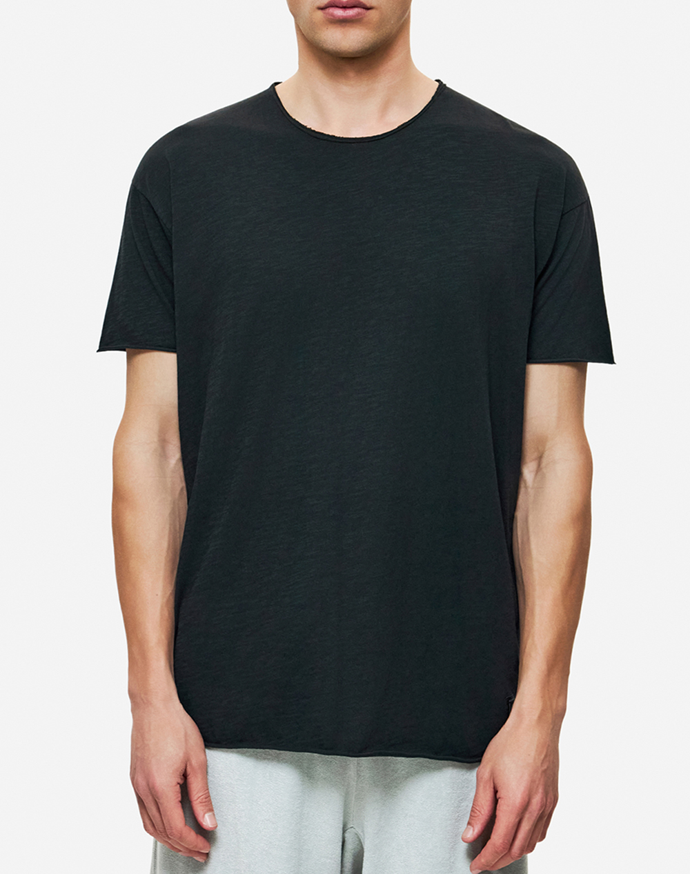 Dirty Laundry Relaxed Sleeves T Shirt Ανδρας Ρουχα Μπλουζες T Shirt Black Βαμβακι Dlmt000637 Black - Koolfly
