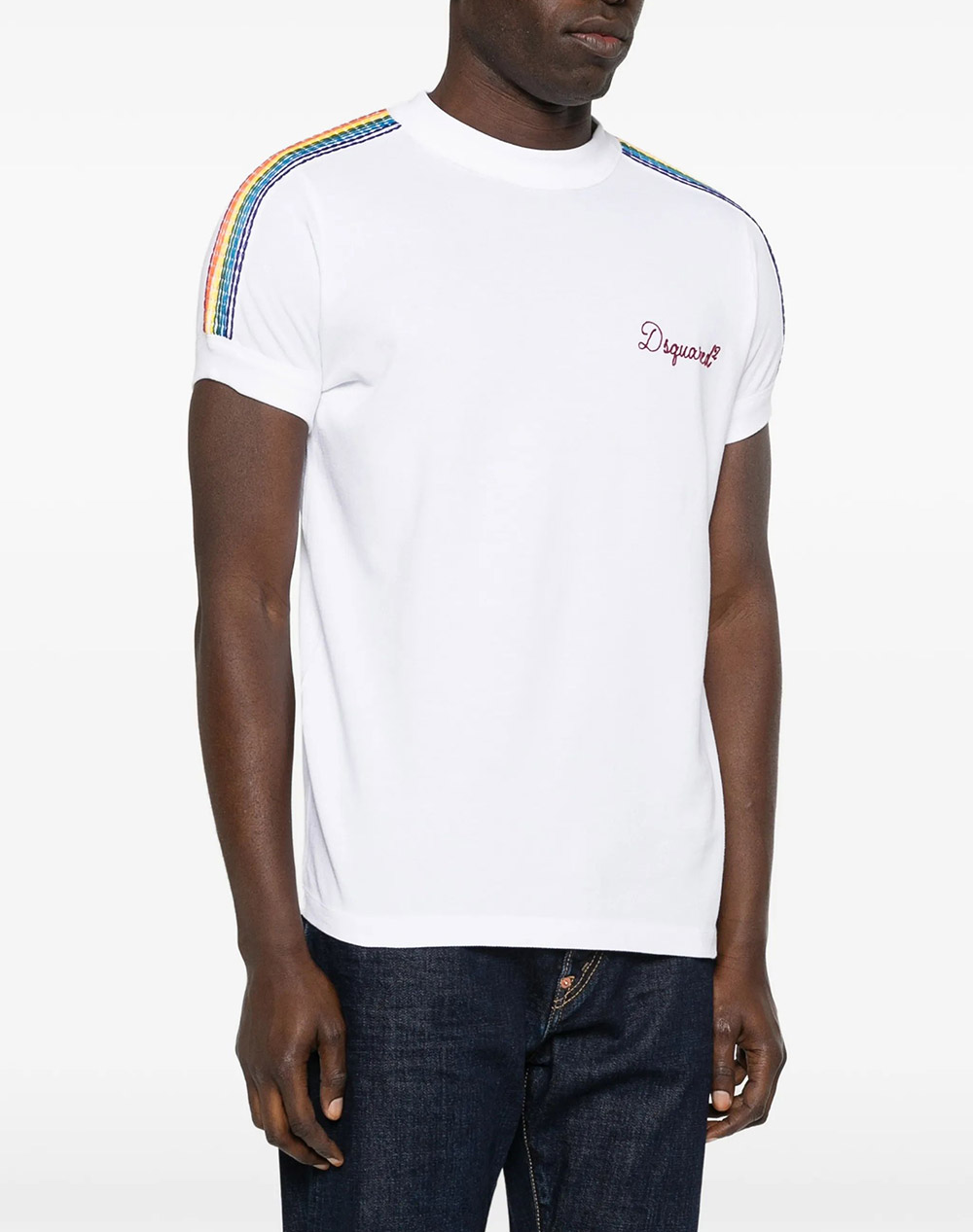 Dsquared2 Μπλουζα Ανδρας Ρουχα Μπλουζες T Shirt White Βαμβακι S74Gd1544D20101 100