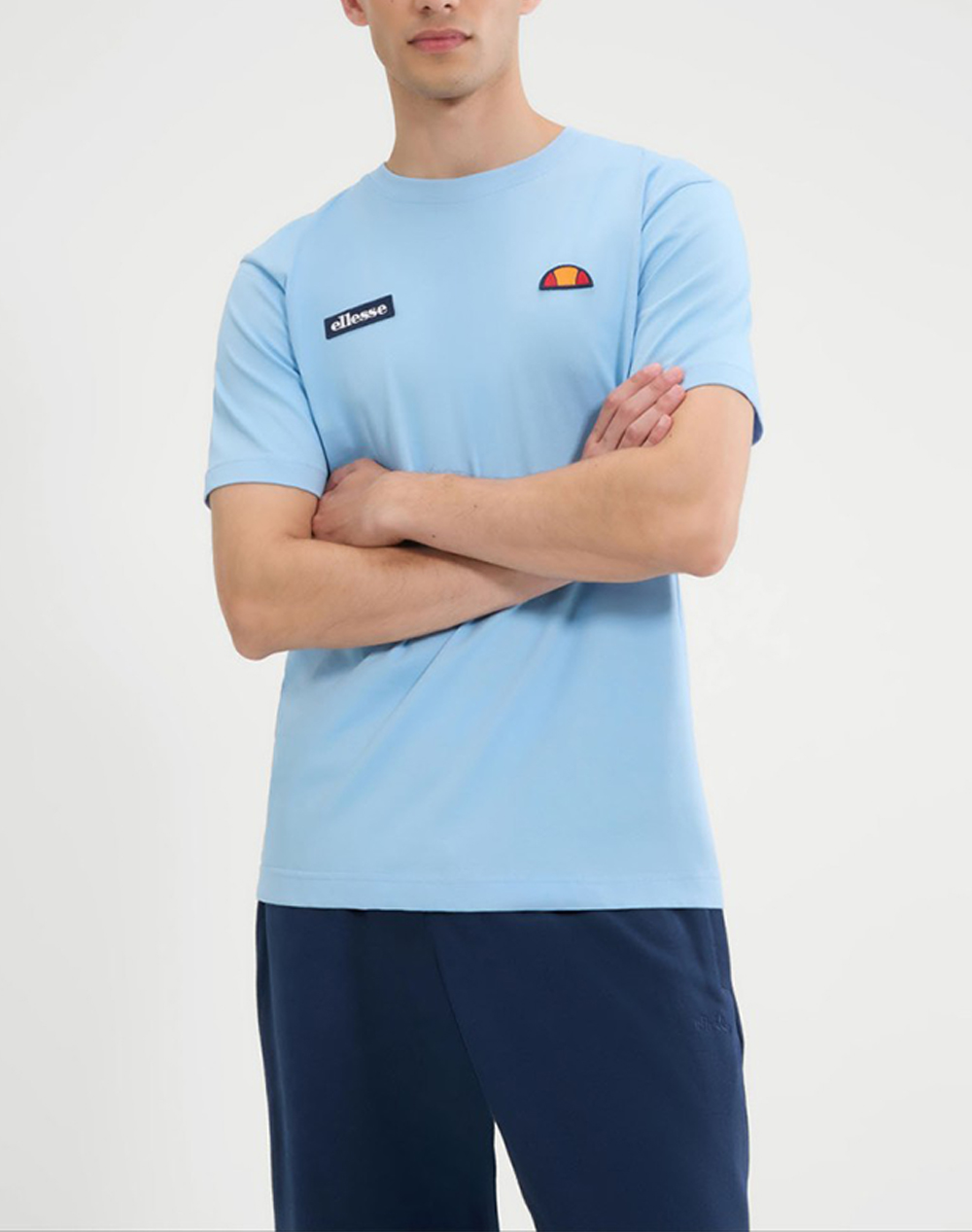Ellesse Classics Floran Tee Μπλουζα Ανδρικο Ανδρας Ρουχα Μπλουζες T Shirt Lightblue Βαμβακι Shb13915 426 - Koolfly