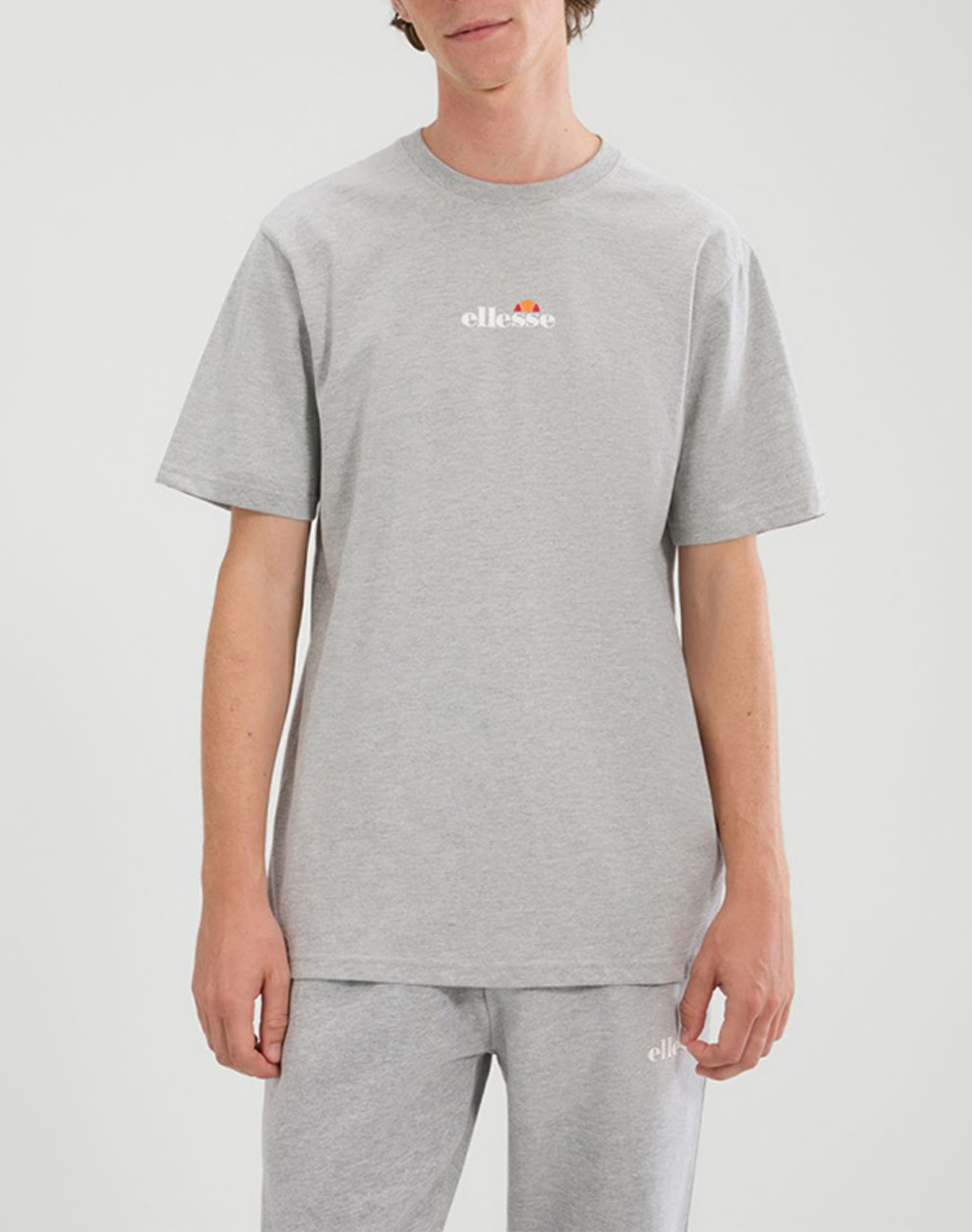 Ellesse Mens Fundamentals Ollio 2 Tee Μπλουζα Ανδρικο Ανδρας Ρουχα Μπλουζες T Shirt Lightgray Βαμβακισυνθετικο Shb23239 131