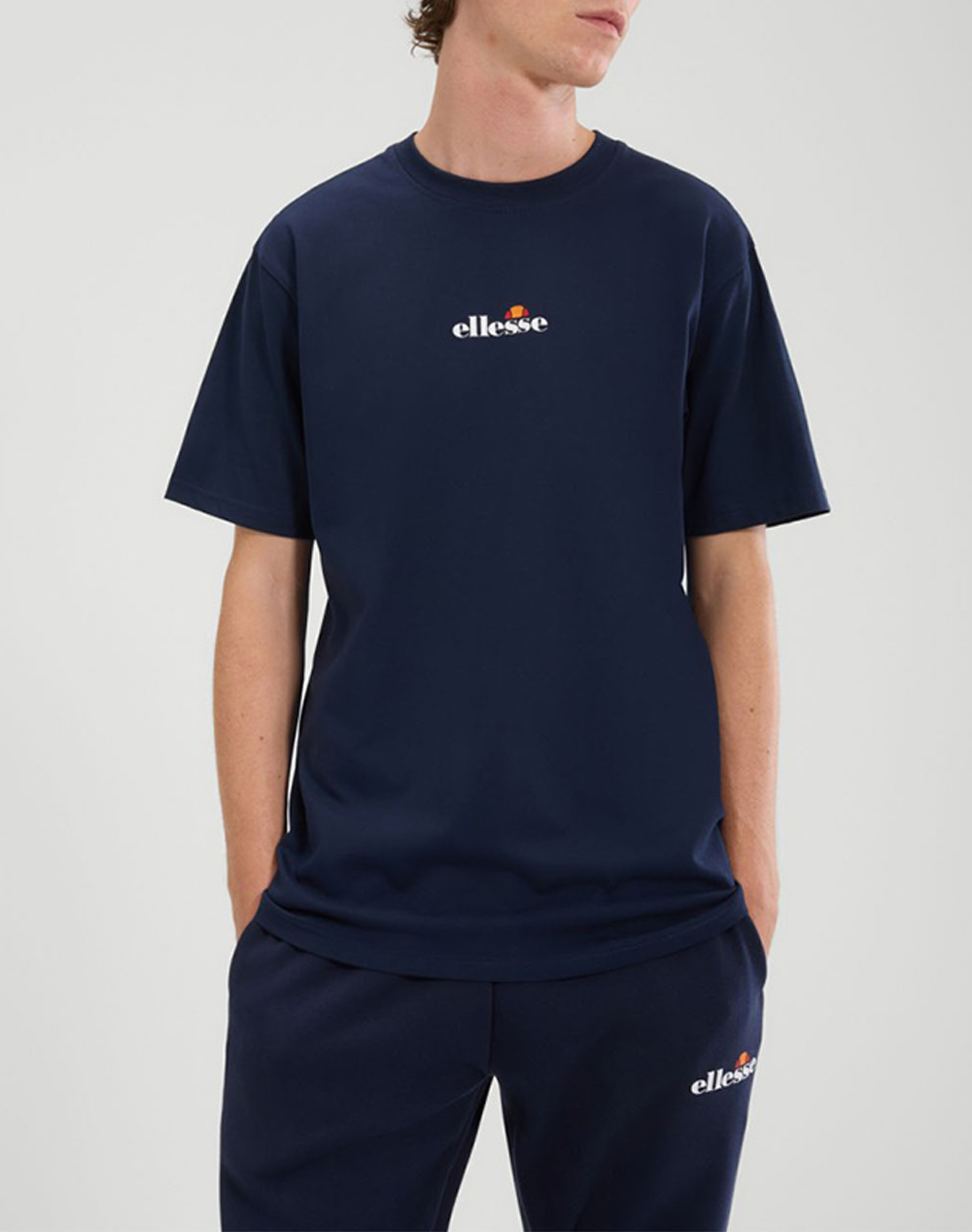 Ellesse Mens Fundamentals Ollio 2 Tee Μπλουζα Ανδρικο Ανδρας Ρουχα Μπλουζες T Shirt Navyblue Βαμβακισυνθετικο Shb23239 429