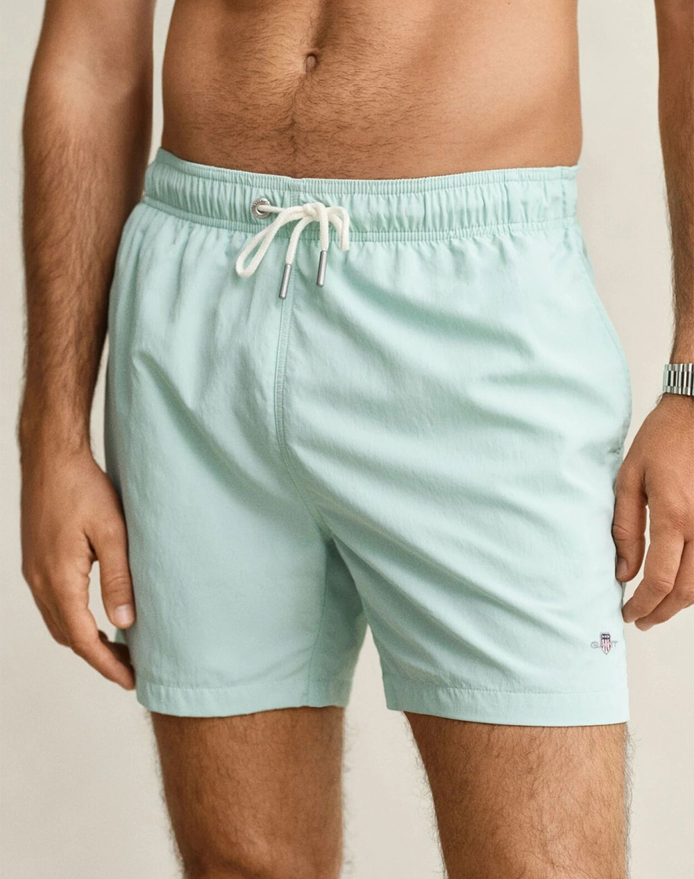 Gant Μαγιω Swim Shorts Ανδρας Ρουχα Μαγιο Σορτς Mintgreen Συνθετικο 3G920026000 347 - Koolfly