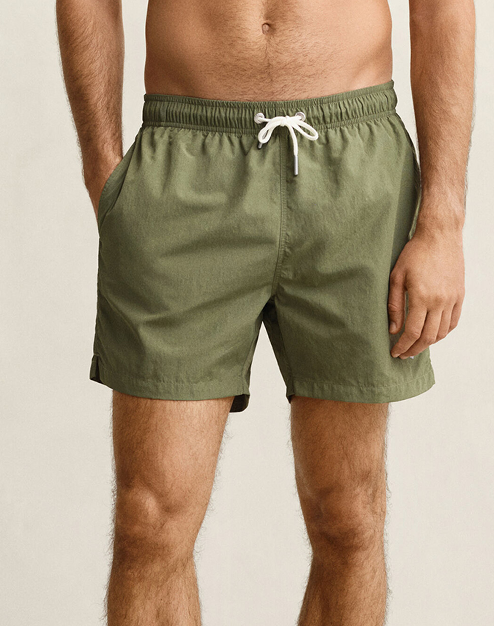 Gant Μαγιω Swim Shorts Ανδρας Ρουχα Μαγιο Σορτς Olive Συνθετικο 3G920026000 379 - Koolfly