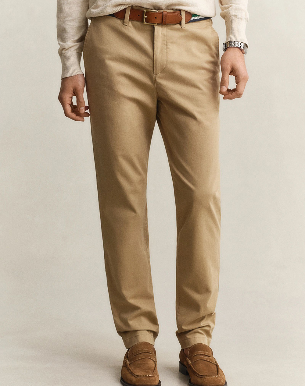 Gant Παντελονι Slim Classic Chinos Ανδρας Ρουχα Παντελονια Chinos Biege Βαμβακι,Με Ελασταν 3G1501000 34 248 - Koolfly