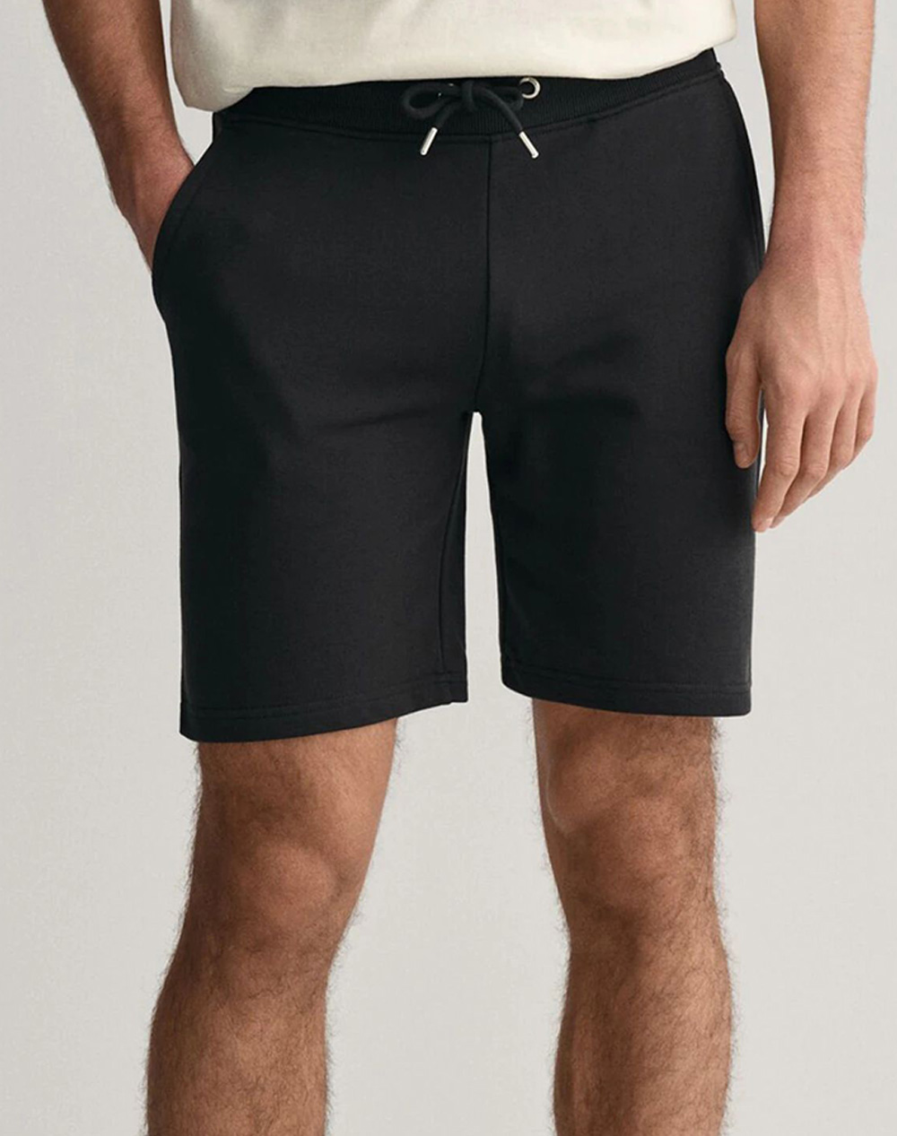Gant Σορτς Reg Shield Sweat Shorts Ανδρας Αθλητικα Κατω Ενδυση Σορτς / Βερμουδα Black Βαμβακισυνθετικο 3G2009027 5