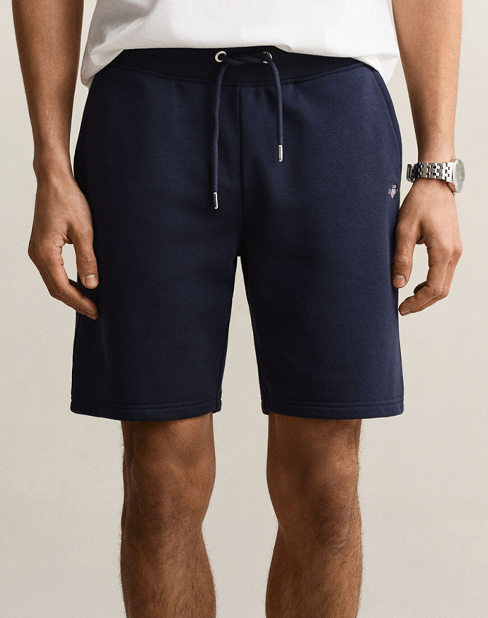 Gant Σορτς Reg Shield Sweat Shorts Ανδρας Αθλητικα Κατω Ενδυση Σορτς / Βερμουδα Darkblue Βαμβακι,Συνθετικο 3G2009027 433 - Koolfly