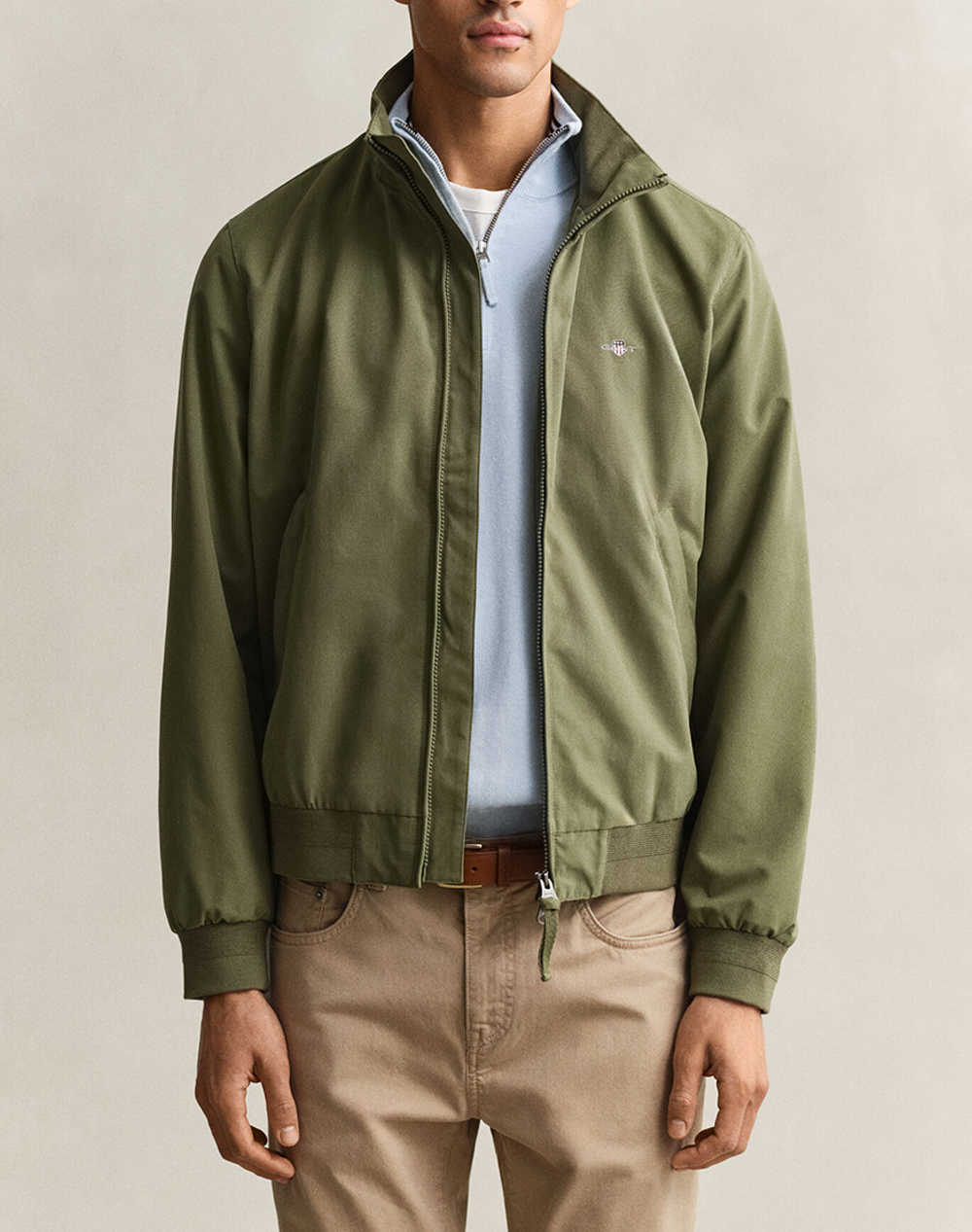 Gant Μπουφαν Lightweight Hampshire Jacket Lightweight Hampshire Jacket Ανδρας Ρουχα Πανωφορια Μπουφαν Green Βαμβακισυνθετικο 3G7006600 379