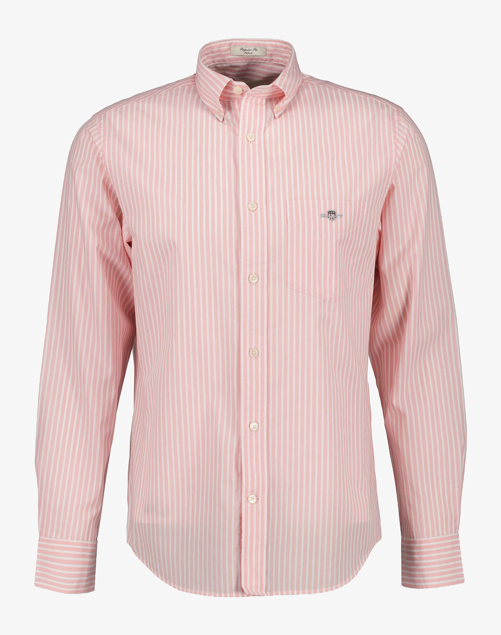 Gant Υποκαμισο Μμ Reg Poplin Stripe Shirt Ανδρας Ρουχα Πουκαμισα Lightpink Βαμβακι 3G3000130 666 - Koolfly