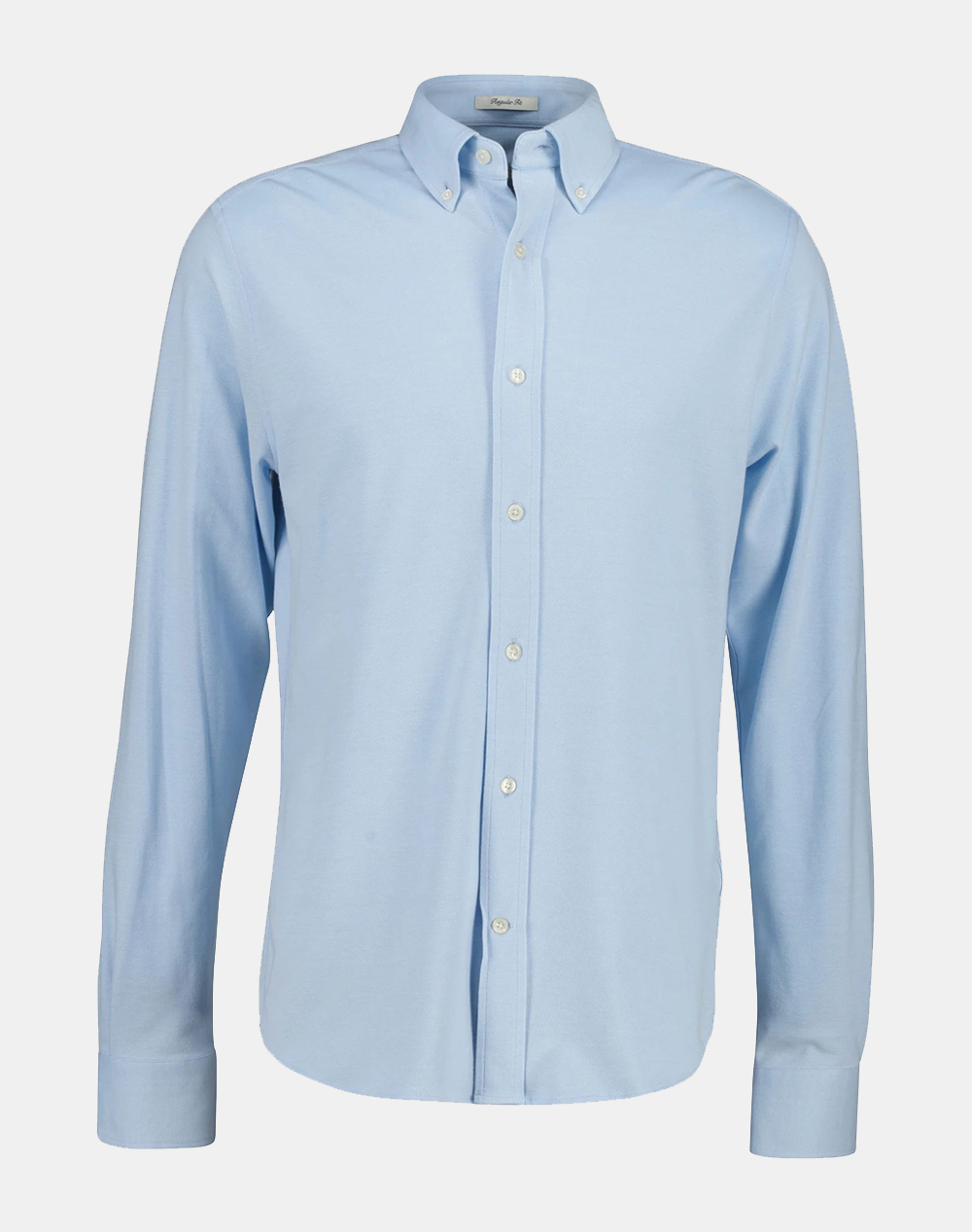 Gant Υποκαμισο Μμ Reg Jersey Pique Stretch Shirt Ανδρας Ρουχα Πουκαμισα Lightblue Βαμβακιμε Ελασταν 3G3250271 468
