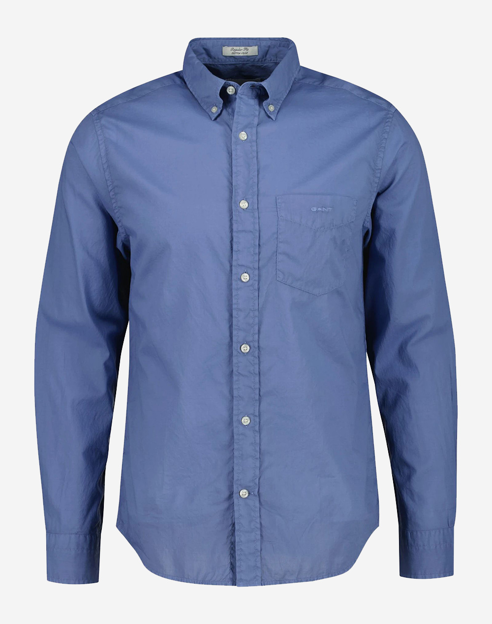 Gant Πουκαμισο Μμ Reg Gmnt Dyed Cotton Voile Shirt Ανδρας Ρουχα Πουκαμισα Blue Βαμβακι 3G3260065 430