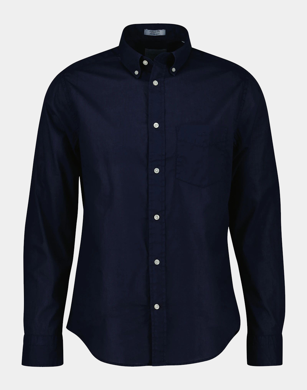 Gant Πουκαμισο Μμ Reg Gmnt Dyed Cotton Voile Shirt Ανδρας Ρουχα Πουκαμισα Darkblue Βαμβακι 3G3260065 433