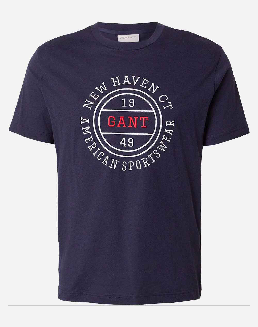 Gant Μπλουζα Κμ Graphic Ss Tshirt Ανδρας Ρουχα Μπλουζες T Shirt Navyblue Βαμβακι 3G2003403 433 - Koolfly