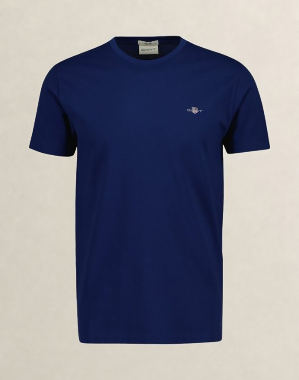 Gant Μπλουζα Κμ Slim Pique Ss T Shirt Ανδρας Ρουχα Μπλουζες T Shirt Royalblue Βαμβακι 3G2013033 423