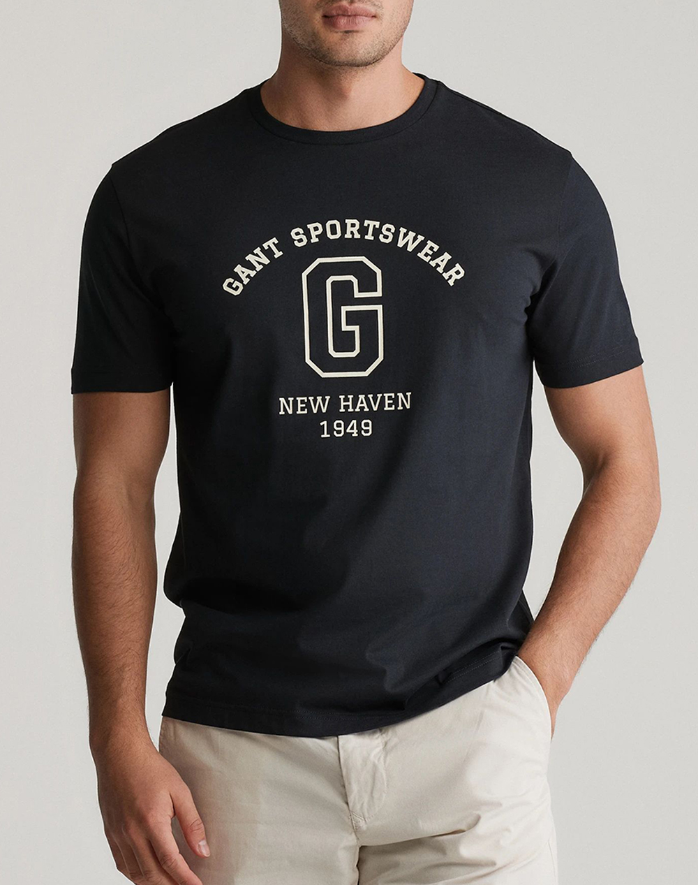 Gant Μπλουζα Κμ Graphic Ss T Shirt Graphic Ss T Shirt Ανδρας Ρουχα Μπλουζες T Shirt Black Βαμβακι 3G2003310 5
